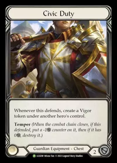 Civic Duty LGS208-RF - Social Play Kit - Brevant - Flesh and blood card