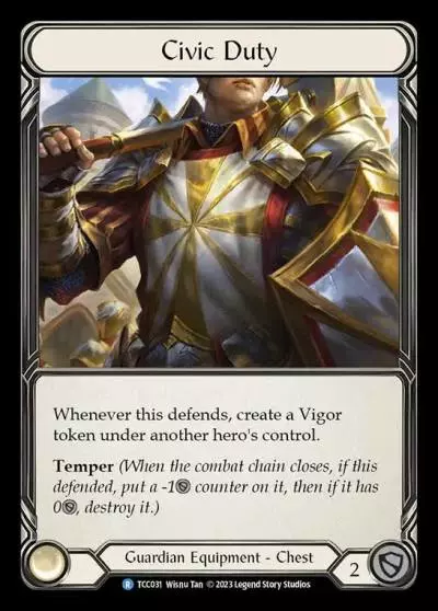 Civic Duty TCC031 - Round the Table: TCC x LSS - Flesh and blood card