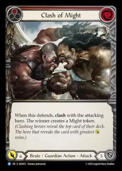 Clash of Might SKA013 - Silver Age Chapter 1 - Kayo - Flesh and blood card