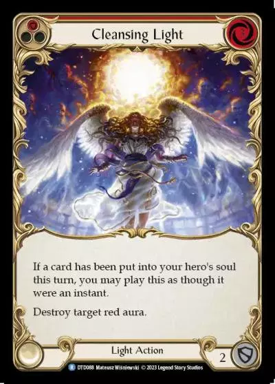 Cleansing Light RED DTD088 - Dusk till Dawn - Flesh and blood card
