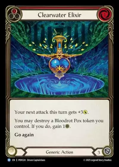 Clearwater Elixir PEN324 - Compendium of Rathe - Flesh and blood card