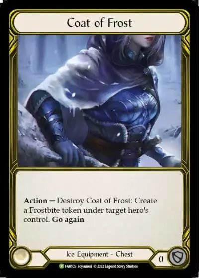 Coat of Frost FAB105-GF - ProQuest - Season 3 - Flesh and blood card