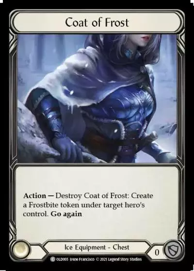 Coat of Frost OLD005 - Oldhim - Blitz Deck - Flesh and blood card