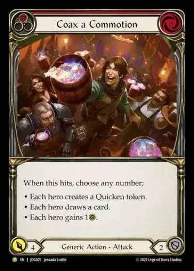 Coax a Commotion JDG076-CF - Judge Pack - Season 10 - Flesh and blood card