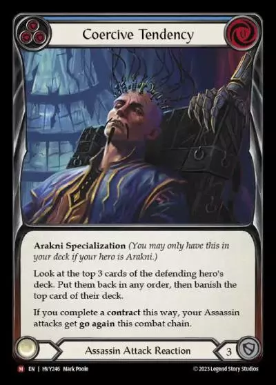 Coercive Tendency BLUE HVY246 - Heavy Hitters - Flesh and blood card
