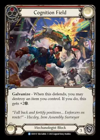 Cognition Field RED EVO117 - Bright Lights - Flesh and blood card