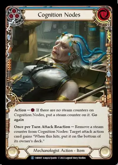 Cognition Nodes BLUE 1HD007 - Dash - Blitz Deck - Flesh and blood card