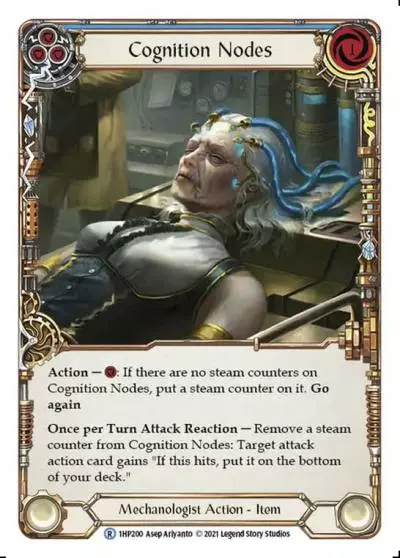 Cognition Nodes BLUE 1HP200 - History Pack 1 - Flesh and blood card