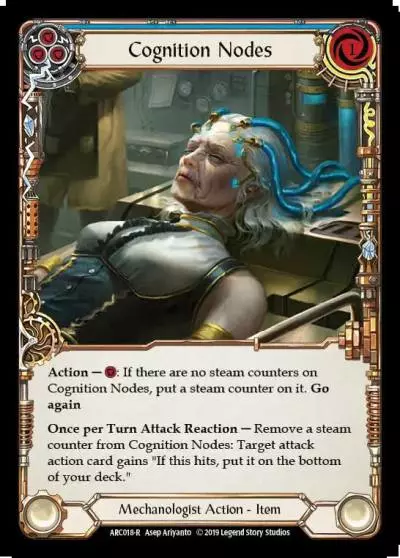 Cognition Nodes BLUE ARC018 - Arcane Rising - Flesh and blood card