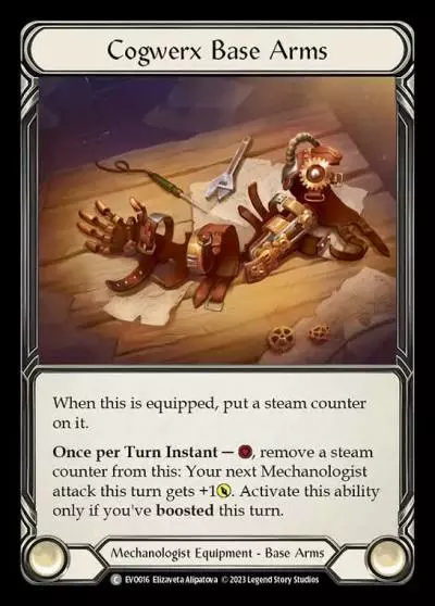 Cogwerx Base Arms EVO016 - Bright Lights - Flesh and blood card