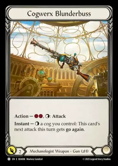 Cogwerx Blunderbuss SEA006 - High Seas - Flesh and blood card