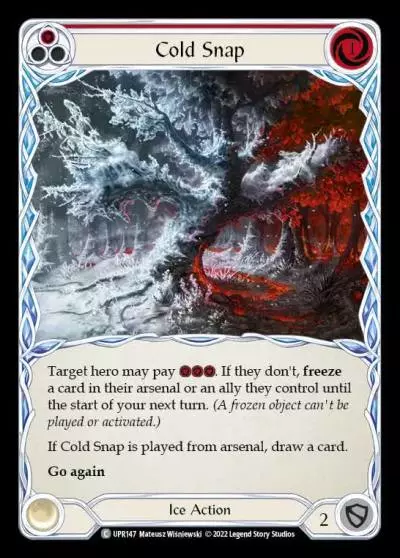 Cold Snap RED UPR147 - Uprising - Flesh and blood card