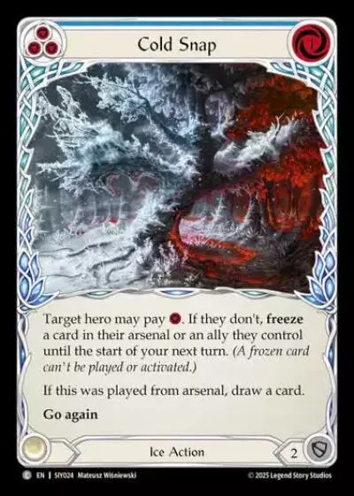 Cold Snap SIY024 - Silver Age Chapter 1 - Iyslander - Flesh and blood card