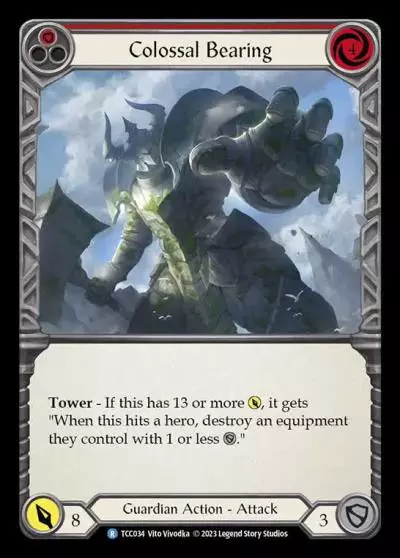 Colossal Bearing RED TCC034 - Round the Table: TCC x LSS - Flesh and blood card