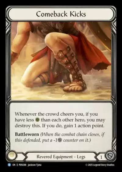 Comeback Kicks PEN288 - Compendium of Rathe - Flesh and blood card