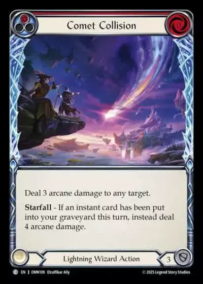 Comet Collision OMN109 - Omens of the Third Age - Flesh and blood card