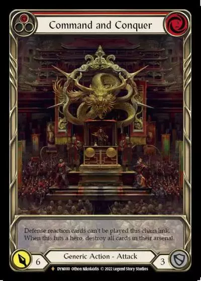 Command and Conquer RED DYN000-CF - Dynasty - Flesh and blood card