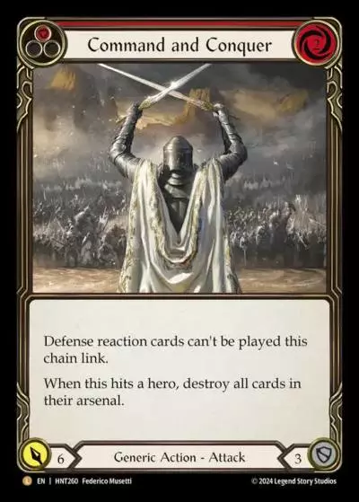 Command and Conquer RED HNT260 - The Hunted - Flesh and blood card