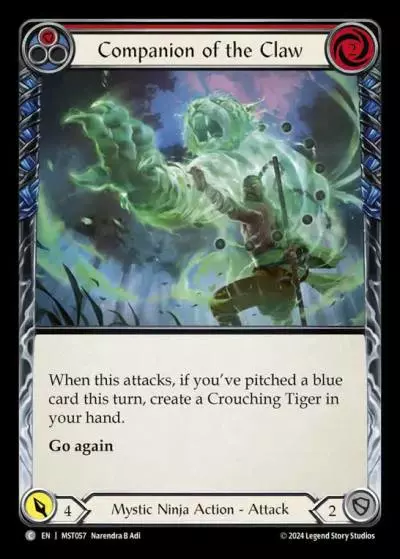 Companion of the Claw RED MST057 - Part the Mistveil - Flesh and blood card