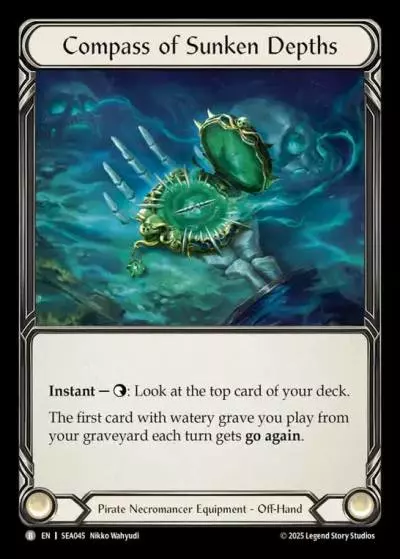 Compass of Sunken Depths SEA045 - High Seas - Flesh and blood card