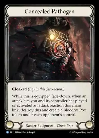 Concealed Pathogen PEN080 - Compendium of Rathe - Flesh and blood card