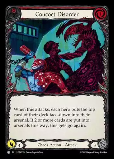Concoct Disorder PEN279 - Compendium of Rathe - Flesh and blood card