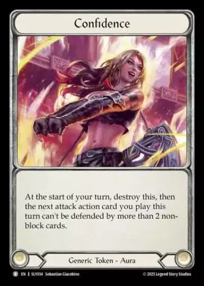 Confidence SLY034 - Silver Age Chapter 3 - Lyath Goldmane - Flesh and blood card