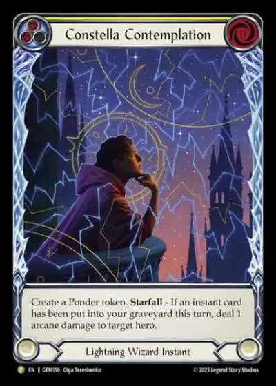 Constella Contemplation GEM156 - GEM - Pack 5 - Flesh and blood card