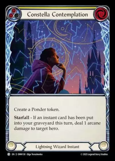 Constella Contemplation OMN130 - Omens of the Third Age - Flesh and blood card