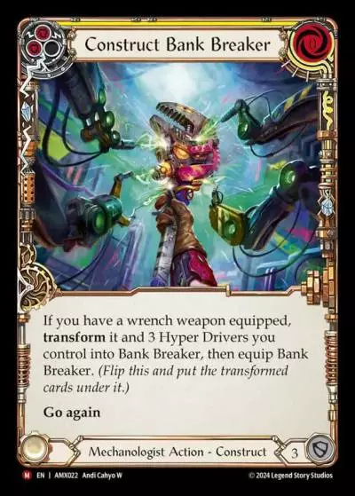Construct Bank Breaker // Bank Breaker AMX022 - Armory Deck - Maxx 'The Hype' Nitro - Flesh and blood card