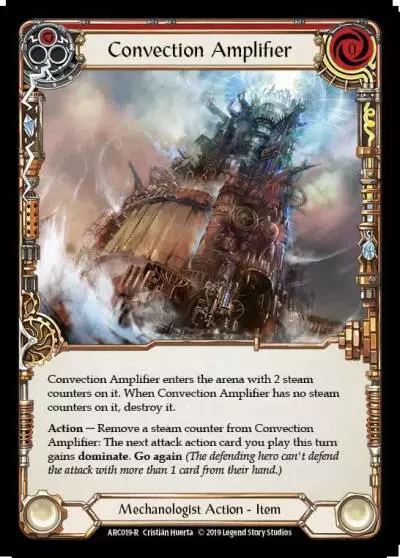 Convection Amplifier RED ARC019 - Arcane Rising - Flesh and blood card
