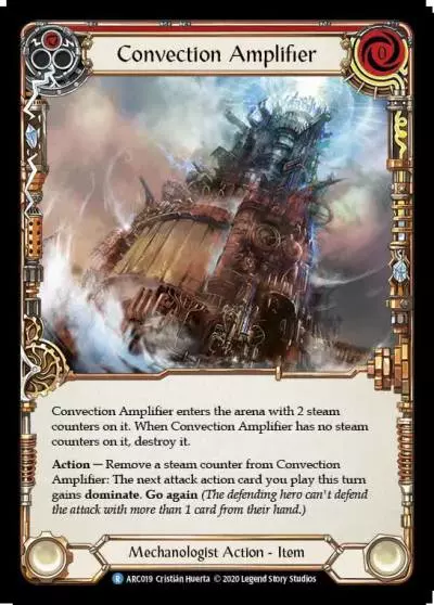 Convection Amplifier RED U-ARC019-RF - Arcane Rising - Unlimited - Flesh and blood card