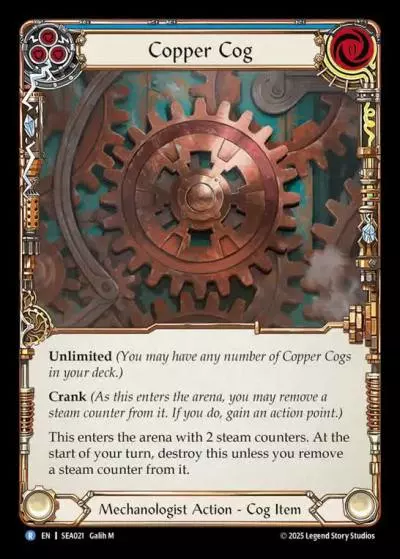 Copper Cog BLUE SEA021 - High Seas - Flesh and blood card