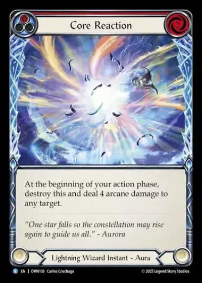 Core Reaction OMN103 - Omens of the Third Age - Flesh and blood card