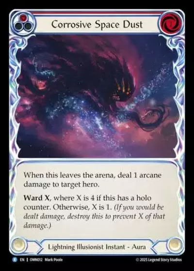 Corrosive Space Dust OMN012 - Omens of the Third Age - Flesh and blood card