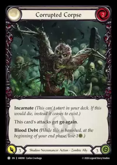 Corrupted Corpse IAR090 - Usurp the Shadow Throne - Flesh and blood card