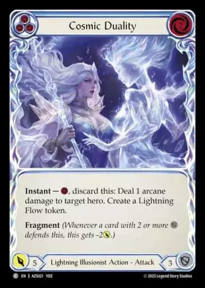 Cosmic Duality AZS021 - Armory Deck - Zyggy Starlight - Flesh and blood card