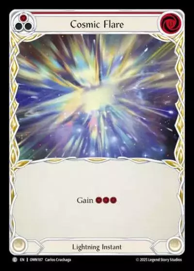 Cosmic Flare OMN187 - Omens of the Third Age - Flesh and blood card