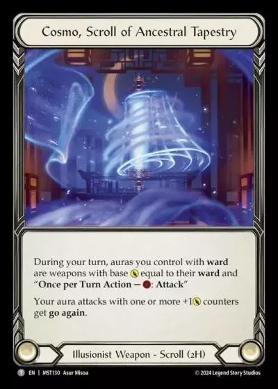 Cosmo, Scroll of Ancestral Tapestry MST130 - Part the Mistveil - Flesh and blood card