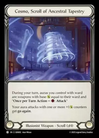 Cosmo, Scroll of Ancestral Tapestry SEN002 - Silver Age Chapter 2 - Enigma - Flesh and blood card