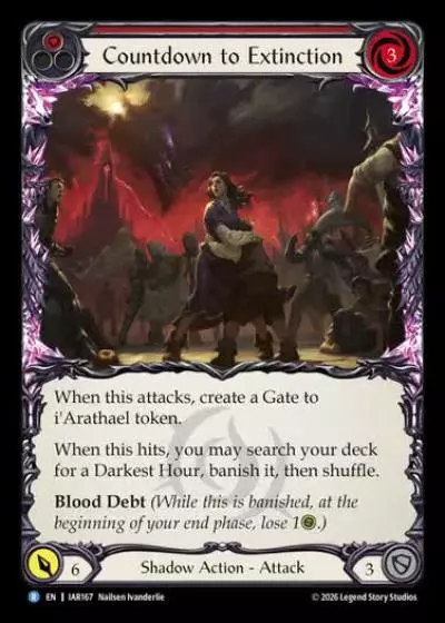 Countdown to Extinction IAR167 - Usurp the Shadow Throne - Flesh and blood card