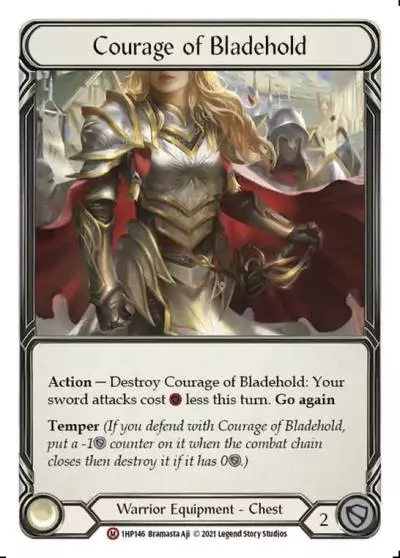 Courage of Bladehold 1HP146 - History Pack 1 - Flesh and blood card