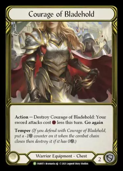 Courage of Bladehold FAB073-GF - ProQuest - Season 1 and 2 - Flesh and blood card