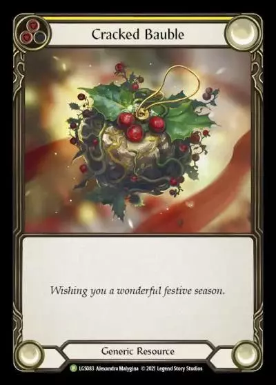 Cracked Bauble YELLOW LGS083-CF - Armory - Season 6 - Flesh and blood card
