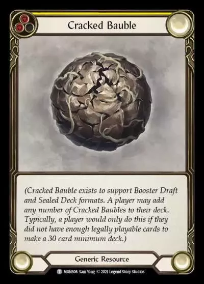 Cracked Bauble YELLOW MON306 - Monarch - Flesh and blood card