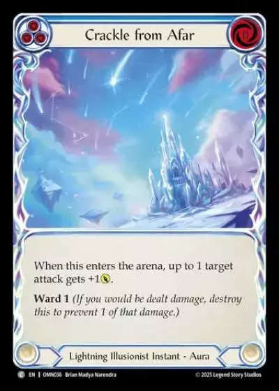 Crackle from Afar OMN036 - Omens of the Third Age - Flesh and blood card