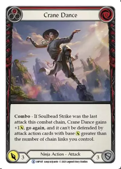 Crane Dance RED 1HP107 - History Pack 1 - Flesh and blood card