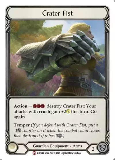 Crater Fist 1HP049 - History Pack 1 - Flesh and blood card
