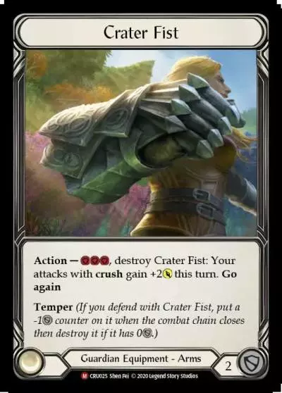 Crater Fist CRU025 - Crucible of War - Flesh and blood card