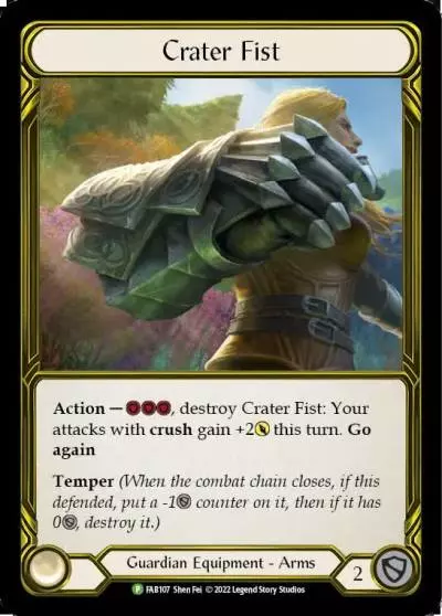 Crater Fist FAB107-GF - ProQuest - Season 3 - Flesh and blood card
